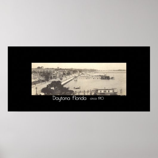 Daytona Florida um 1910 Poster (Vorne)