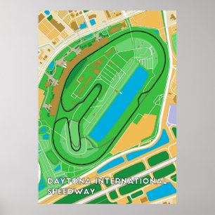 Daytona International Speedway Poster