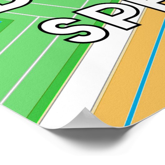 Daytona International Speedway Poster (Ecke)