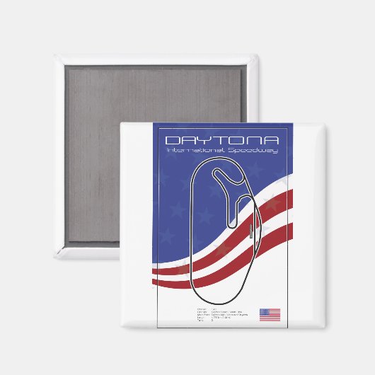 Daytona Magnet (Vorderseite/Rückseite)