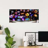 Daytona Speedway mit Chandra Telescope Sky Poster (Heimbüro)