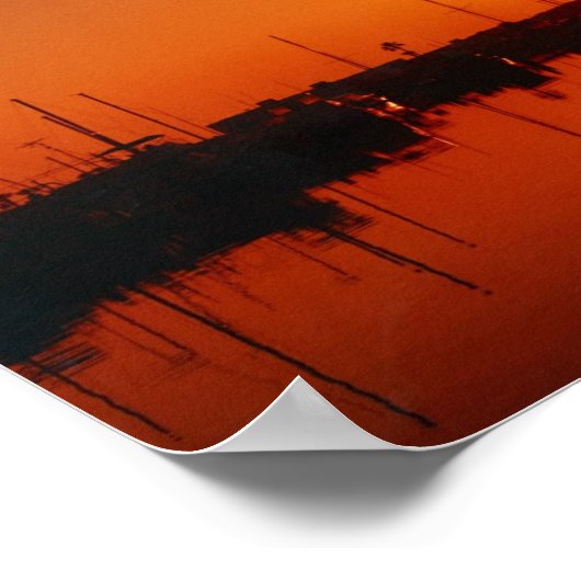 Daytona Sunrise Poster (Ecke)