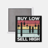 Daytrading Buy Low verkaufen hohe Candlesticks Magnet (Vorderseite/Rückseite)
