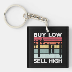 Daytrading Buy Low verkaufen hohe Candlesticks Schlüsselanhänger