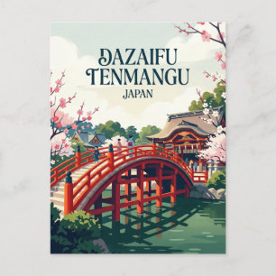 Dazaifu Tenmangu-Schrein Japan Postkarte