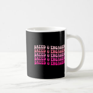 Dazed and Verlobt Junggeselinnen-Abschied Bride Sq Kaffeetasse