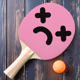 Dazed Sad Face Light Pink Tischtennis Schläger