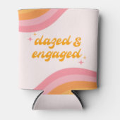 Dazed & Verlobt Groovy Pink & Orange Dosenkühler (Vorderseite)