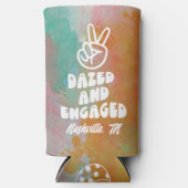 Dazed & Verlobt Retro Bachelorette Selters Dosenkühler (Vorderseite)