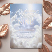 Dazzeln auf Cloud Nine 9 Pampas Brautparty Folieneinladung