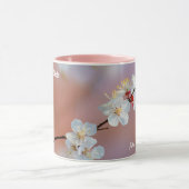 Dazzend japanische Aprikosenblüten Tasse (Zentrum)