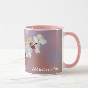 Dazzend japanische Aprikosenblüten Tasse