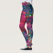 Dazzend-Star-Feld über Print-Leggings Leggings (Links)