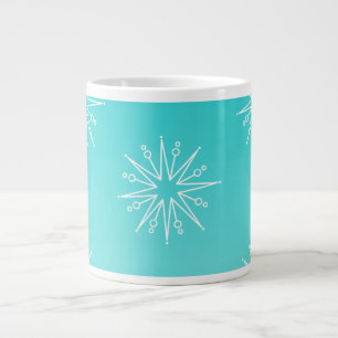 Dazzend Weihnachtsstars Jumbo Tasse, Aqua Jumbo-Tasse