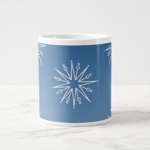 Dazzend Weihnachtsstars Jumbo Tasse, Blue Jumbo-Tasse