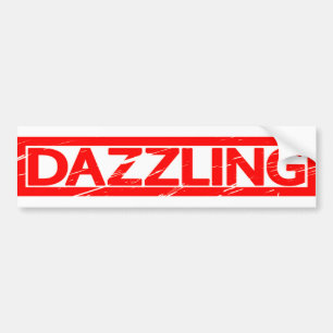 Dazzende Briefmarke Autoaufkleber