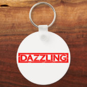 Dazzende Briefmarke Schlüsselanhänger (Rückseite)