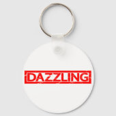 Dazzende Briefmarke Schlüsselanhänger (Rückseite)