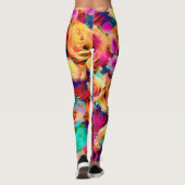 Dazzende Rose Leggings (Rückseite)