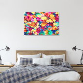 Dazzende Rose Leinwanddruck (Insitu (Schlafzimmer))