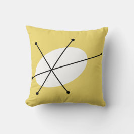 Dazzgelbes Quadrat Kissen