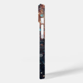 Dazzie in Dunkelblau: Der ultimative Glitzer Case-Mate iPhone Hülle (Rückseite / Links)