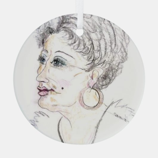 dazzig ornament aus glas (Rückseite)