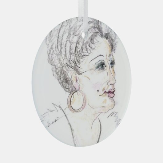 dazzig ornament aus glas (Vorderseite Rechts)