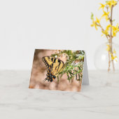 Dazzing Butterfly Note Card Karte (Gelbe Blume)