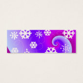 Dazzing Snowflakes Holiday Gift Tag (Rückseite)