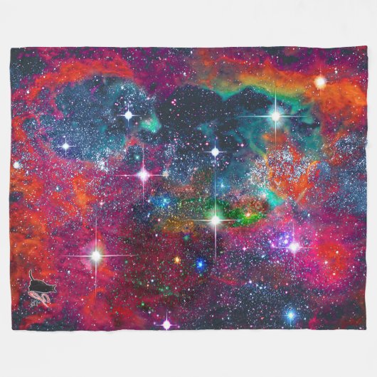 Dazzing Star Field Fleecedecke (Vorderseite (Horizontal))