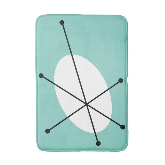 Dazzle Blue Badematte (Vorderseite Vertikal)