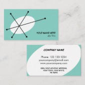 Dazzle Blue Visitenkarte (Vorne/Hinten)