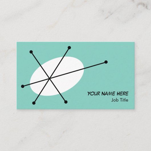 Dazzle Blue Visitenkarte (Vorderseite)