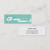 Dazzle Blue Visitenkarte - schwach weiß (Vorne/Hinten)