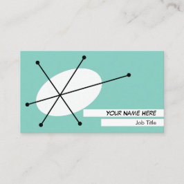 Dazzle Blue Visitenkarte - weiß zurück