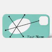 Dazzle Blue "Your Name" iPad-Fall Case-Mate iPhone Hülle (Rückseite (Horizontal))