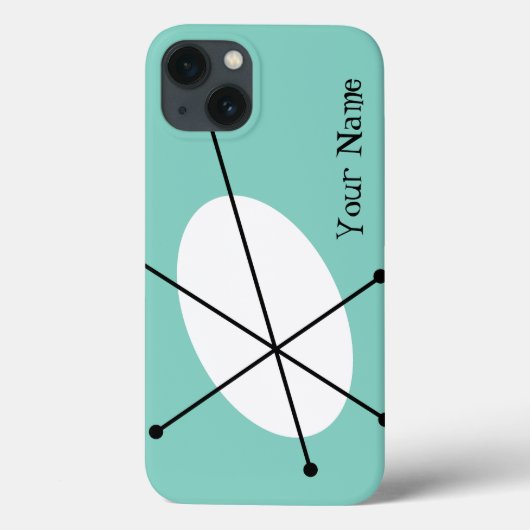 Dazzle Blue "Your Name" iPad Mini-Fall Case-Mate iPhone Hülle (Rückseite)