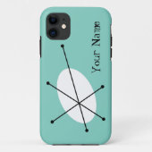 Dazzle Blue "Your Name" iPhone Gehäuse Case-Mate iPhone Hülle (Rückseite)