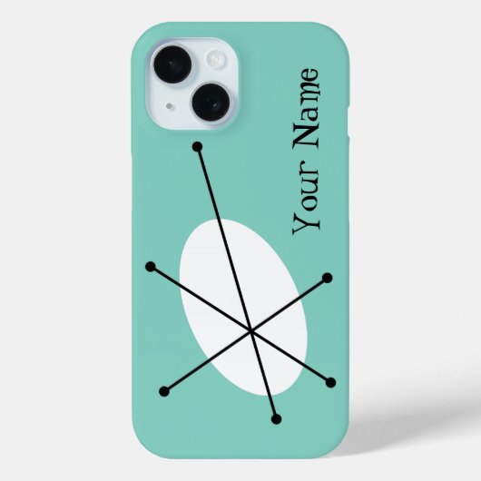 Dazzle Blue "Your Name" iPhone Gehäuse Case-Mate iPhone Hülle (Rückseite)