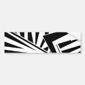dazzle camouflage(black) autoaufkleber (Vorne)