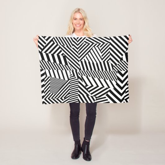 Dazzle Camouflage Fleecedecke (Beispiel)