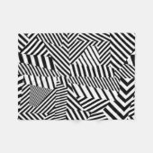 Dazzle Camouflage Fleecedecke (Vorderseite (Horizontal))