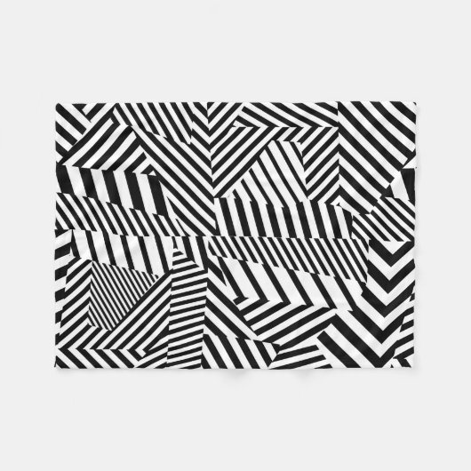 Dazzle Camouflage Fleecedecke (Vorderseite (Horizontal))