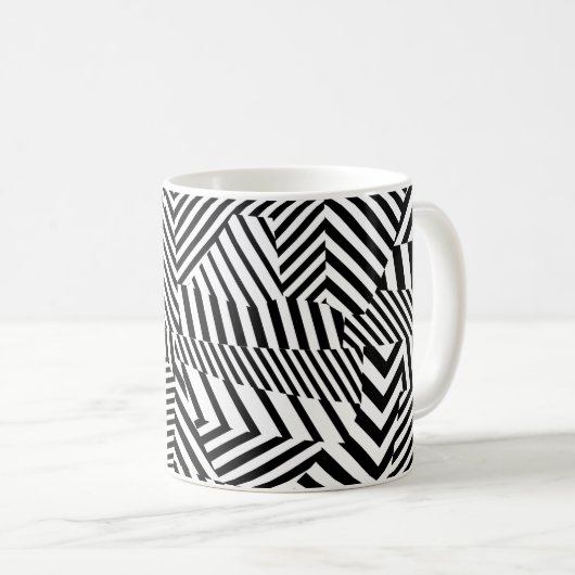 Dazzle Camouflage Kaffeetasse (VorderseiteRechts)