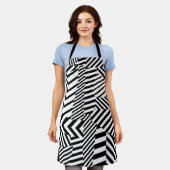 Dazzle Camouflage Schürze (Getragen)