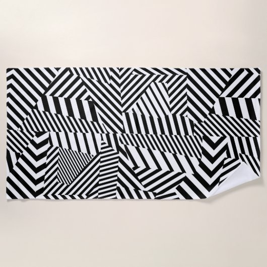 Dazzle Camouflage Strandtuch (Vorderseite)