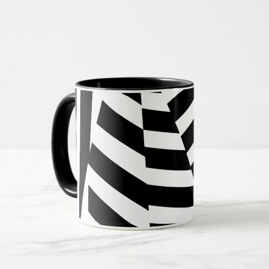 Dazzle Camouflage Tasse (Vorderseite Links)