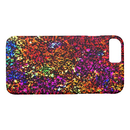 Dazzle Daze Mehrfarbige Sparkle Fabelvoller Spaß Case-Mate iPhone Hülle (Rückseite (Horizontal))