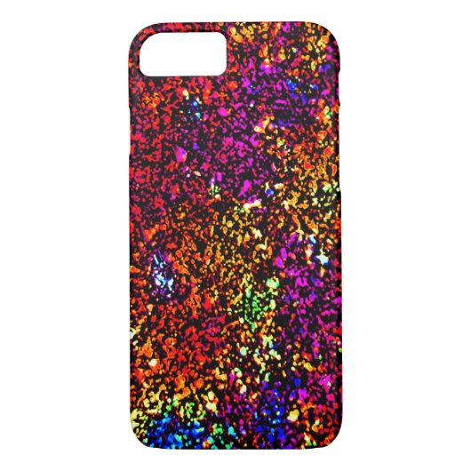 Dazzle Daze Mehrfarbige Sparkle Fabelvoller Spaß Case-Mate iPhone Hülle (Rückseite)